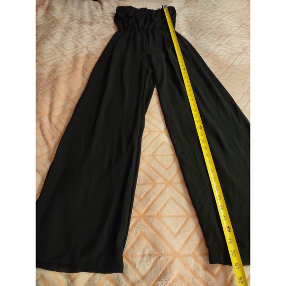 Iris Romper Pant/Shorts Size M Black Sleeveless Partially Sheer - Picture 7 of 9